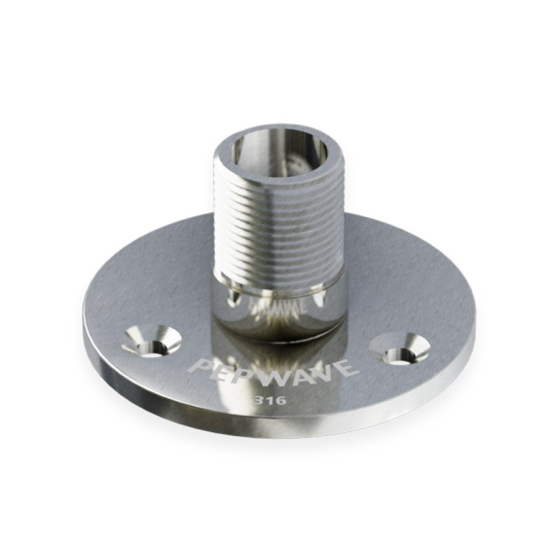 Peplink ACW-652 1 inch 14TPI male stainless deck mount adapter