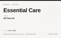 Care Plan — AP One AX