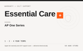 Care Plan — AP One Series (except Flex and AX)
