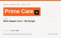 PrimeCare+ — MAX Adapter (Cat 4), 5G Dongle