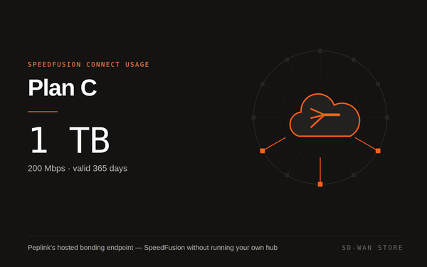 SpeedFusion Connect Usage — Plan C